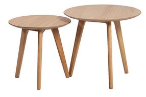 Žurnalinis staliukas Home4you Helena, ąžuolo, 50 cm x 50 cm x 45 cm