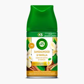 Elektriline õhuvärskendaja täiteaine Air Wick Sandalwood & Vanilla, 0.25 l
