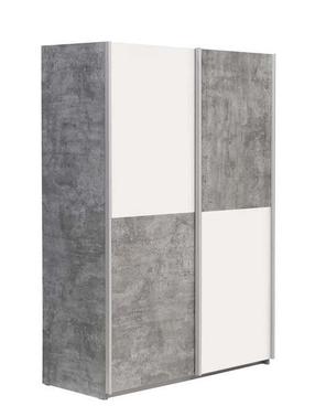Spinta Forte Lupo OHS822X1-C251, balta sp./šviesiai pilka sp., 61.2 cm x 120 cm x 190.5 cm