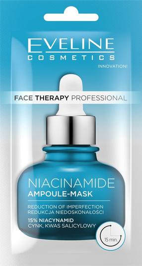 Veido kaukė Eveline Face Therapy Professional Niacynamide, 8 ml