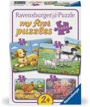 Пазл 4in1 Ravensburger Farm, 15 см x 21 см, 20 шт., многоцветный