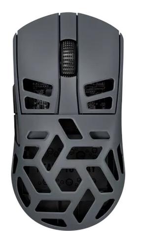 Belaidė žaidimų pelė Lorgar MSE90W, 2.4 ghz / bluetooth / usb, tamsiai pilka