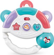 Edukacinis žaislas Baby Tambourine, mėlyna sp./balta sp./rožinė sp.