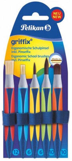 Pintsel Pelikan, sünteetilised, 5 tk