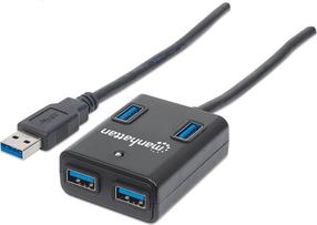 USB sadalītājs Manhattan 162296 USB 3.0 Hub