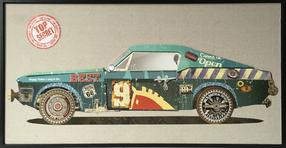 Sienos dekoracija Kayoom Paper Mural Racing Car II, 82 cm x 42 cm