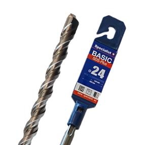 Betono grąžtas Specialist+ Basic, betonui/mūrui/raudonos plytos, sraigtinis, sds plus, 24 mm x 40 cm