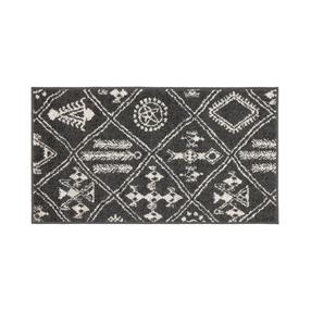 Paklājs Domoletti Loto 5609_FM6 K, daudzkrāsains/melns krās./brūna krās., 120 cm x 67 cm