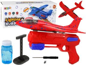 Ziepju burbuļu mašīna Lean Toys Plane 15984