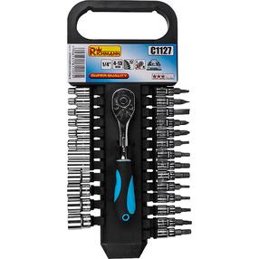 Набор ключей с трещоткой и бит Richmann C1127, PH2, 4 - 13 мм, 1/4"