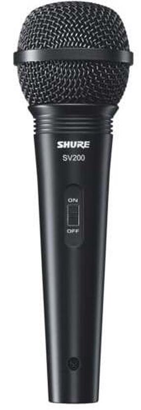 Vadu mikrofons Shure SV200, melna krās.