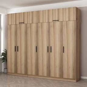 Riidekapp Kalune Design Kale 7710, hele pruun v., 52 cm x 270 cm x 255 cm
