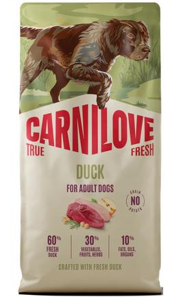 Kuiv koeratoit Carnilove True Fresh, pardiliha, 12 kg