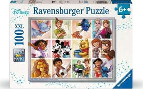 Dėlionė Ravensburger Disney Multicharacter, 36.2 cm x 49.3 cm, 100 vnt., įvairių spalvų