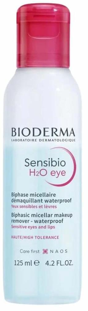Acu kosmētikas noņēmējs Bioderma Sensibio H2O, 125 ml