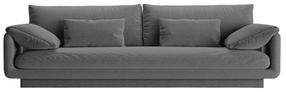 Sofa Micadoni Torino Structured, tamsiai pilka sp., 250 x 103 cm x 83 cm
