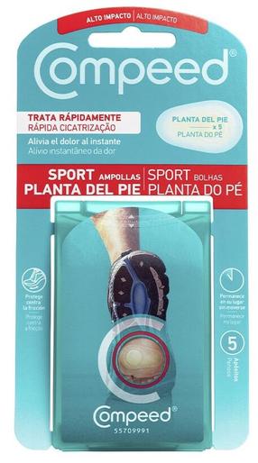 Plaaster Compeed Sport Blister Foot Sole, 5 tk