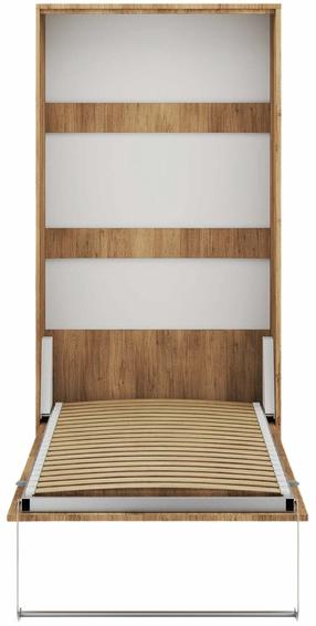 Lova viengulė ADRK Vivario, 90 x 200 cm, artisan oak sp., be čiužinio, su grotelėmis