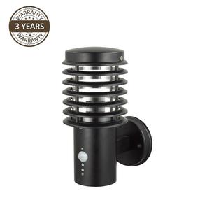 Āra sienas lampa Domoletti GPL/EL, 100W, E27, IP44, melna krās., 15 cm x 33 cm