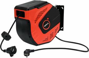 Ilgintuvas su rite Yato YT-81221, 3G1.5, 10 m, IP20, 1 lizdo, juoda sp./raudona sp.