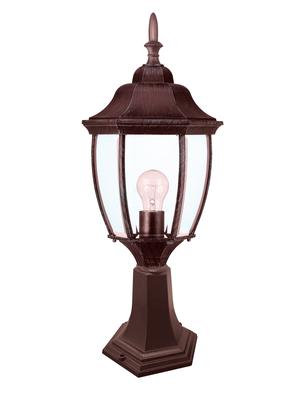 Vabalt seisev välisvalgusti Domoletti EL-560P2, 100W, E27, IP44, must v./punane v., 21 cm x 60 cm