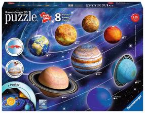 3D пазл Ravensburger Solar System 11668, 15 см x 15 см, 522 шт., многоцветный