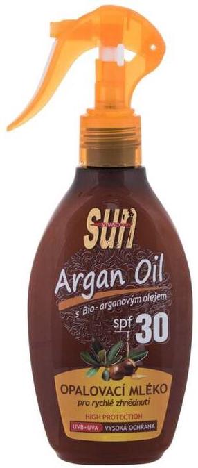 Pieniņš iedeguma kopšanai Vivaco Sun Argan Oil Suntan Lotion SPF30, 200 ml