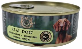 Влажный корм для собак Real Dog Super Premium Adult, баранина/говядина, 0.24 кг