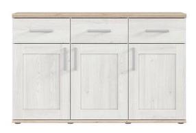 Komoda Romance, balta, 139.5 cm x 45 cm x 88.5 cm