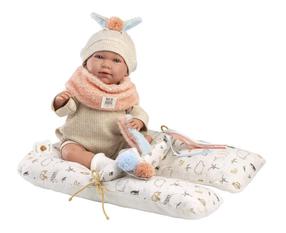 Nukk - imik koos tarvikutega Llorens Mimi 74128, 42 cm, pruunikas v.