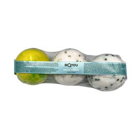 Vannipommi komplekt Bio2You Arctic Breeze, 30 g, mitmevärviline, 3 tk