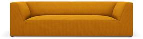 Sofa Micadoni Home Ruby MIC_3S_100_F1_RUBY3, geltona sp., 232 x 92 cm x 69 cm