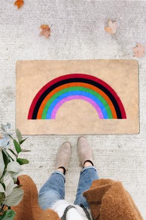 Durų kilimėlis Conceptum Hypnose Carino, įvairių spalvų, 60 cm x 40 cm