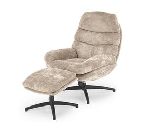 Krėslas su kojų atrama Leisure Furniture Dario, smėlio sp., 90 cm x 80 cm x 100 cm