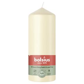 Svece, cilindriskas Bolsius, 42 h, balta krās.