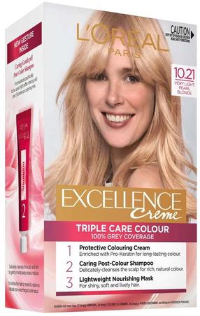 Matu krāsa L’Oréal Paris Excellence Creme, very light pearl blonde krās., 10.21, 176 ml