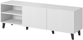 TV galds Cama Meble Pafos RTV150 Matt, balta krās., 40 cm x 150 cm x 52 cm