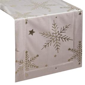 Kalėdinis stalo takelis stačiakampė OSB-181-1, smėlio, 40 x 140 cm
