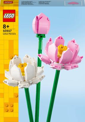 Konstruktorius LEGO® Botanicals Lotoso žiedai 40647, 220 vnt.