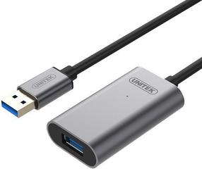Vads Unitek Y-3005 Cable USB 3.0 USB 3.0 A male, USB 3.0 A female, 10 m, melna krās.