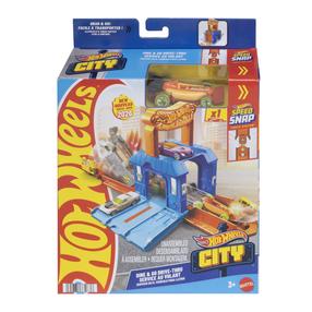 Automobilių trasa Mattel Hot Wheels City Play & Go JHL43, (spalva/dizainas parenkami atsitiktine tvarka)