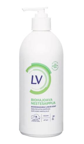 Skystas muilas LV Biodegradable Sensitive, be kvapo, 500 ml