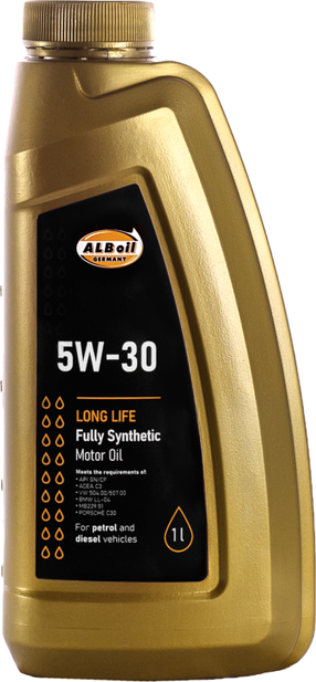 Motoreļļa ALB Long Life 5W - 30, sintētiskais, 1 l
