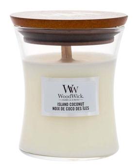 Žvakė, aromatinė WoodWick Island Coconut, 30 h, 85 g, balta sp.