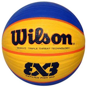 Korvpalli pall Wilson FIBA 3x3 Replica, 6 suurus, sinine v./oranž v.
