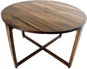 Prekė su defektu/trūkumu. Stalas Kalune Design Ubatuba Small, riešuto sp. 