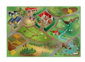 Žaidimų kilimėlis Marko Farm, 75 cm x 112 cm, įvairių spalvų