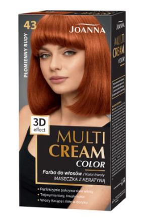 Juuksevärv Joanna Multi Cream, 43 Fiery Red