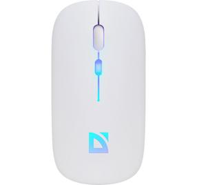 Belaidė kompiuterinė pelė Defender TOUCH MM-997, bluetooth / usb, balta sp.