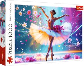 Dėlionė Trefl Dancing Ballerina, 68 cm x 48 cm, 1000 vnt.